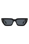 Isabel Marant Rectangular Sunglasses In Black/ Grey