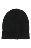 Dolce & Gabbana Dolce&gabbana Rib Wool & Cashmere Beanie In Black