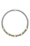 LAGOS EMBRACE STATION COLLAR NECKLACE