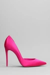 Christian Louboutin Iriza 100 Pumps In Fuxia Satin In Fuxia