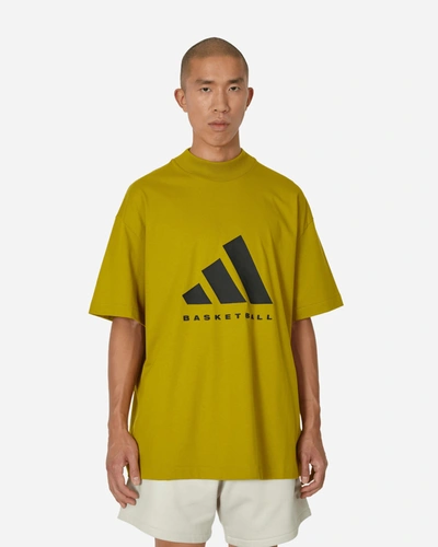 Adidas Originals Mens Adidas One Cotton Jersey T-shirt In Pulse Olive