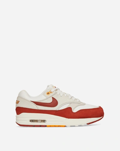 Nike Wmns Air Max 1 Sneakers Sail / Rugged Orange In Multicolor