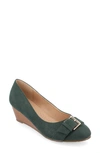 Journee Collection Journee Graysn Wedge Pump In Green