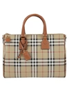 BURBERRY BURBERRY TOP HANDLE CHECK TOTE