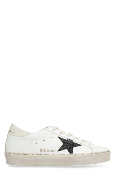 Golden Goose Hi Star Sneaker In White