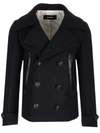 DSQUARED2 DSQUARED2 STRETCH WOOL PEACOAT
