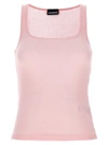 Jacquemus Le Caraco Cotton Jersey Tank Top In Pink