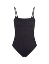 Givenchy Black One Piece Swimsuit In 4g Recycled Nylon In Nero