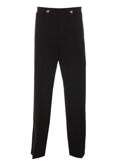 Versace Man Black Cotton Pant