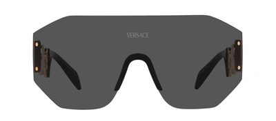 VERSACE VE2258 100287 SHIELD SUNGLASSES