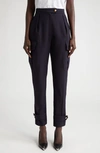 Alexander Mcqueen Tailored Cargo Trousers In Black