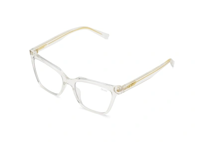 Quay Ceo Blue Light In Milky Tortoise Lilac,clear