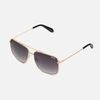 Quay Hot Take 51mm Gradient Aviator Sunglassess In Rose Gold,smoke Pink