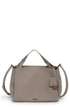Tumi Marylea Leather Crossbody Bag In Taupe