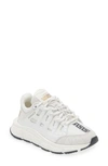 Versace Kids' Trigreca Logo-print Leather Low-top Trainers 8-10 Years In White/comb