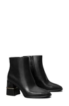 Tory Burch Leather Ankle Bootie In Perfect Black