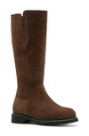 La Canadienne Helene Genuine Shearling Waterproof Boot In Brunette