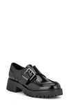 Nine West Araise Monk Strap Platform Loafer In Blk01
