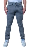 Maceoo Athletic Fit Stretch Jeans In Grey