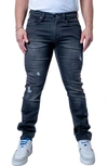 MACEOO TIPPED ATHLETIC FIT STRETCH JEANS