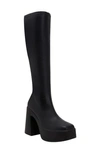 Katy Perry The Heightten Knee High Platform Boot In Black