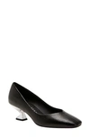 Katy Perry The Laterr Pump Womens Textured Faux Leather Pumps In Black