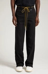 Rhude Man Pantalone Jogger In Black