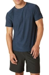 Beyond Yoga Always Beyond Relaxed Fit Short Sleeve Performance Tee In Nocturnal Navy