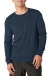 Beyond Yoga Always Beyond Relaxed Fit Long Sleeve Performance Tee In Nocturnal Navy