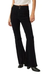 FREE PEOPLE JAYDE SEAMED CORDUROY FLARE PANTS