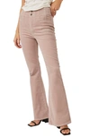 FREE PEOPLE JAYDE SEAMED CORDUROY FLARE PANTS