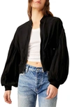 FREE PEOPLE ON POINTE BOMBER JACKET