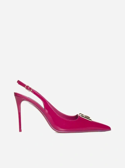 Dolce & Gabbana High-heeled Shoe In Cyclamen