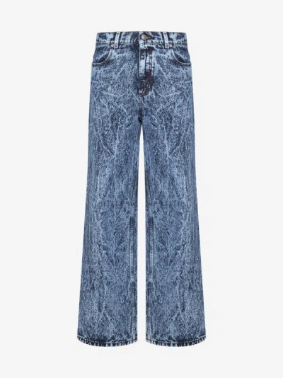 Marni Mid-rise Straight Jeans In Royal