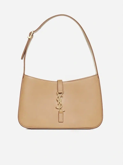 Saint Laurent Women's Le 5 À 7 Mini Hobo Bag In Vegetable-tanned Leather In Brown