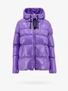 Pinko Padded Drawstring-hooded Jacket In Purple