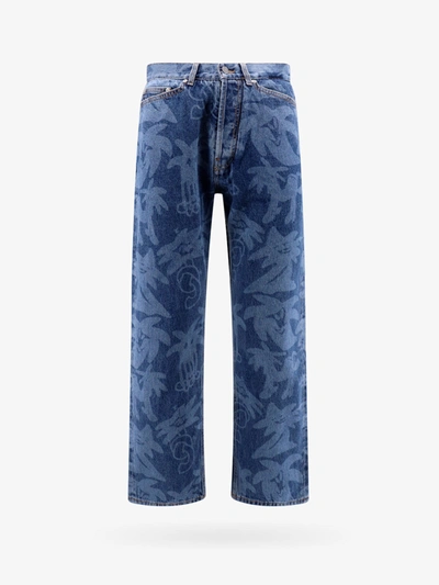 Palm Angels Jeans In Blue