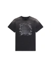 GIVENCHY CASUAL FIT T-SHIRT IN COTTON WITH GIVENCHY RING PRINT