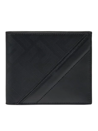 Fendi Shadow Diagonal Wallet In Black