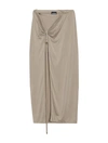 Jacquemus La Jupe Pareo Croissant In Green