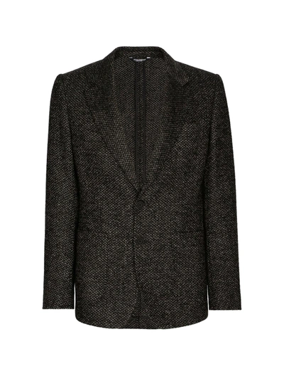 Dolce & Gabbana Single-breasted Blazer In Black