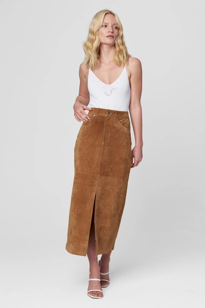 Blanknyc Skirt In Pecan, Size 31