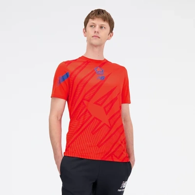 New Balance Men's Lille Losc Lightweight T-shirt In Orange