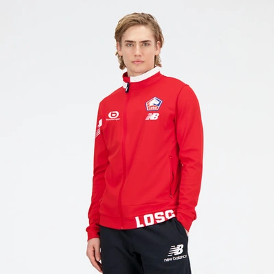New Balance Men's Lille Losc Pre-game Jacket In Print/pattern/misc