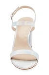 Bp. Lula Slingback Sandal In Silver Iridescent