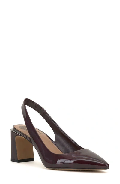 Vince Camuto Hamden Slingback Pointed Toe Pump In Petitie Syrah