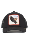 Goorin Bros The Freedom Eagle Trucker Hat In Black