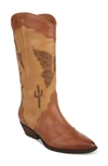 Zodiac Maye Desert Western Boot In Brown Multi