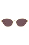Loewe Lw40115u Anagram 30y Gold Sunglasses In Shiny Endura Gold / Violet