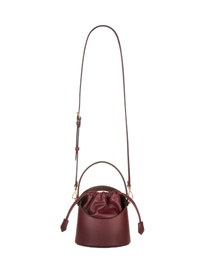 Etro Small Saturno Bag In Burgundy